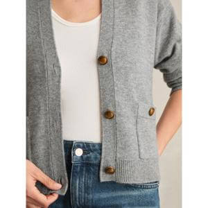 REISS Mila Wool-Cashmere Button Cardigan